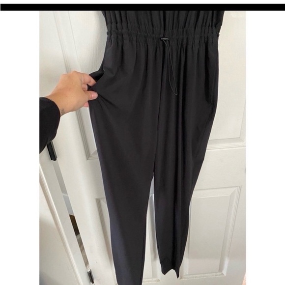 ATHLETA Black Jogger Style Jumpsuit - Picture 7 of 9